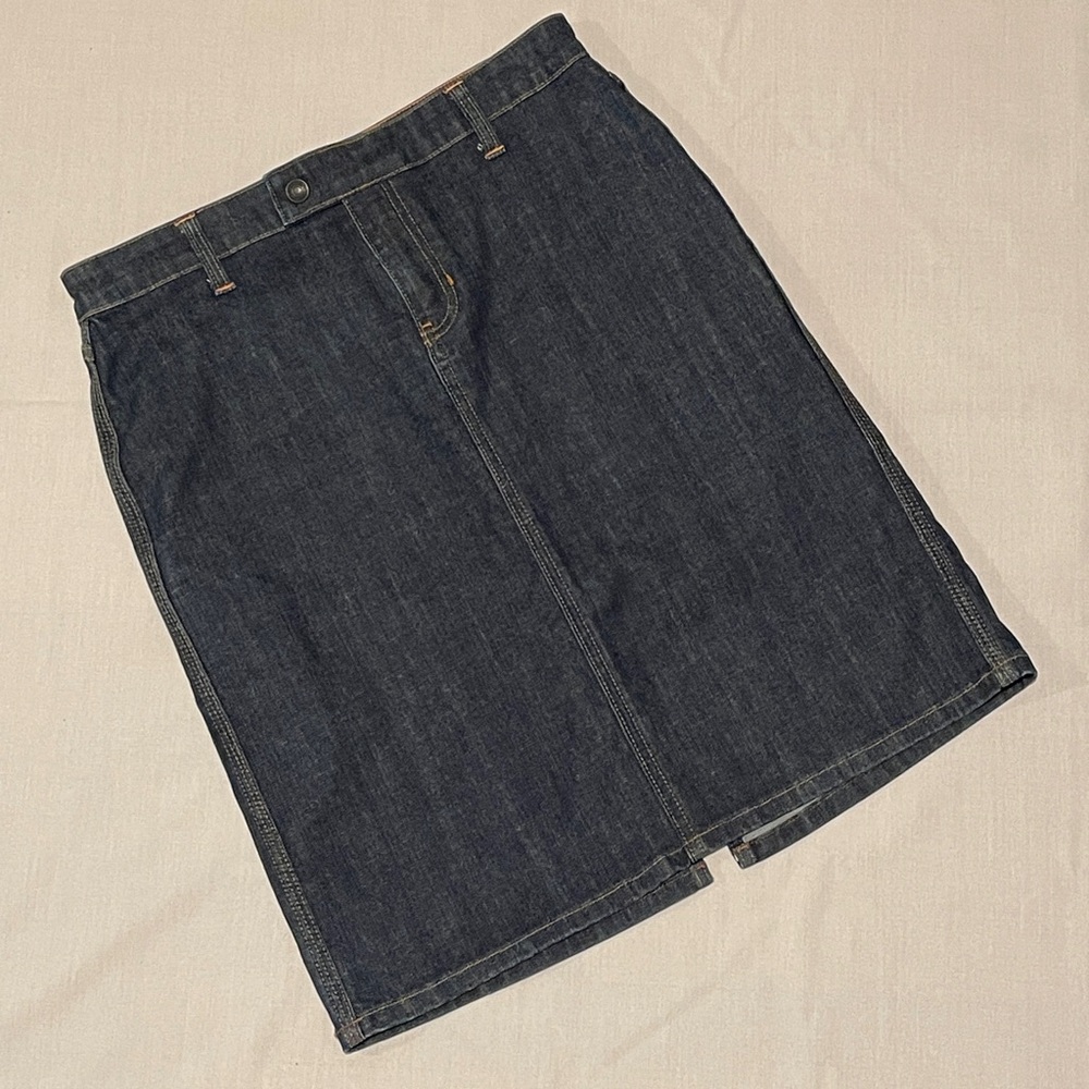 GAP Dark Blue Denim Pencil Skirt